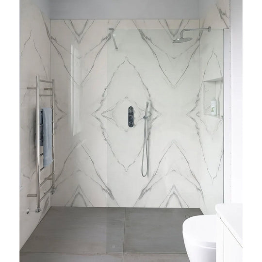 Magnifique Porcelain Statuario Bookmatched
