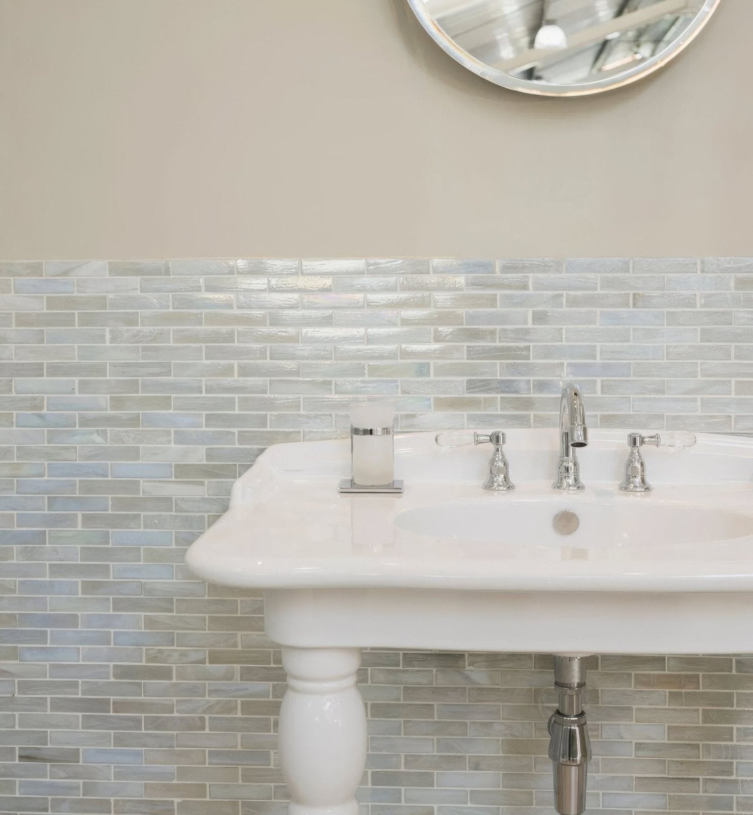 Malacassa Oasis Brick Glass Mosaic