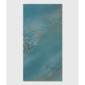 Maldives Porcelain Lagoon teal and grey marble-effect porcelain tile