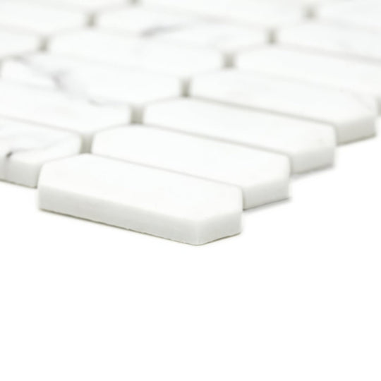 Malmo Picket White Mosaic - alternate view