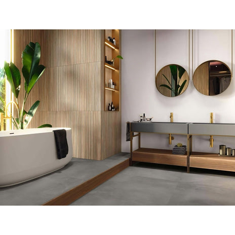 Modern freestanding bathtub manhattan 1800 ceniza matt with sleek white finish and minimalist design