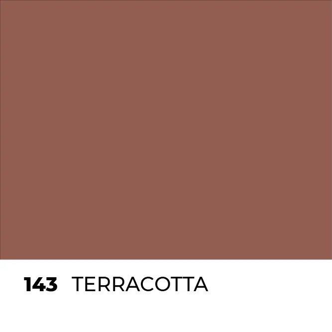 Mapei ultracolour plus grout terracotta colored swatch labeled 143 for tile joint finishing and durability