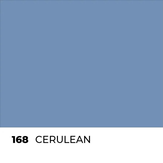 Cerulean colored Mapei Ultracolour Plus grout swatch labeled 168 ideal for tile joints and wall applications