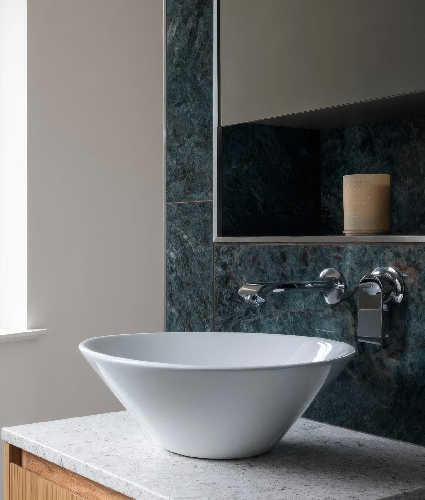 Marble Luxe Porcelain Azzurro