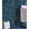 Marble Luxe Porcelain Azzurro in a bathroom setting