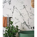 Marble Luxe Porcelain Iceberg – close-up of marble surface texture