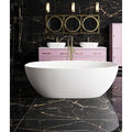 Marble Luxe Porcelain Laurant in a bathroom setting