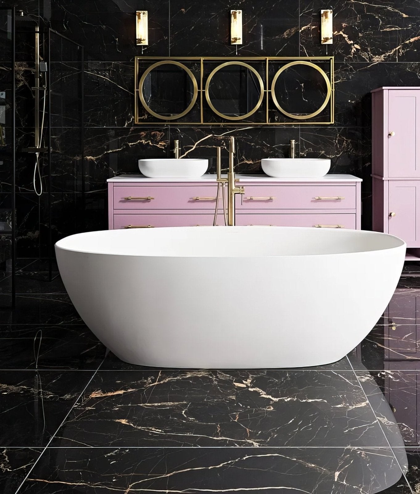 Marble Luxe Porcelain Laurant