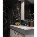 Marble Luxe Porcelain Laurant in a shower setting