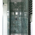 Marble Luxe Porcelain Smeraldo in a bathroom setting