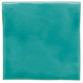 Marine blue field tile is a square translucent teal glass tile with a subtle crackled texture designed for wall use