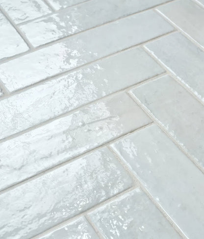 Marlborough Porcelain Parquet Cotton White Gloss