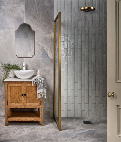 Marlborough Porcelain Parquet Cotton White Gloss