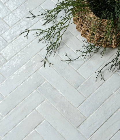 Marlborough Porcelain Parquet Cotton White Gloss