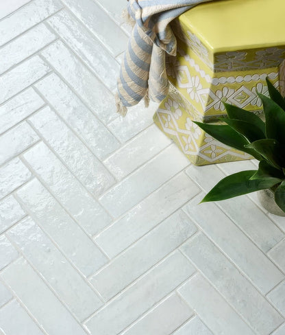 Marlborough Porcelain Parquet Cotton White Gloss