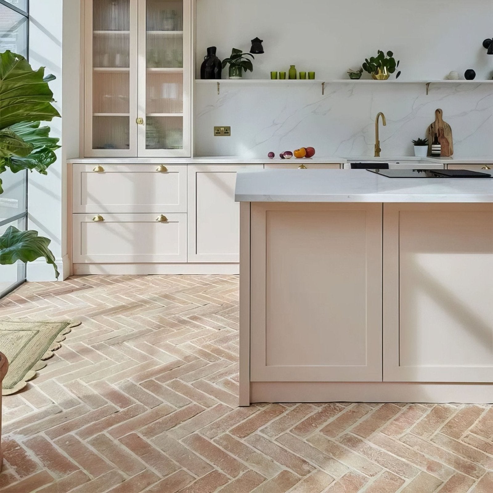 Marlborough Terracotta Parquet – close-up of terracotta surface texture