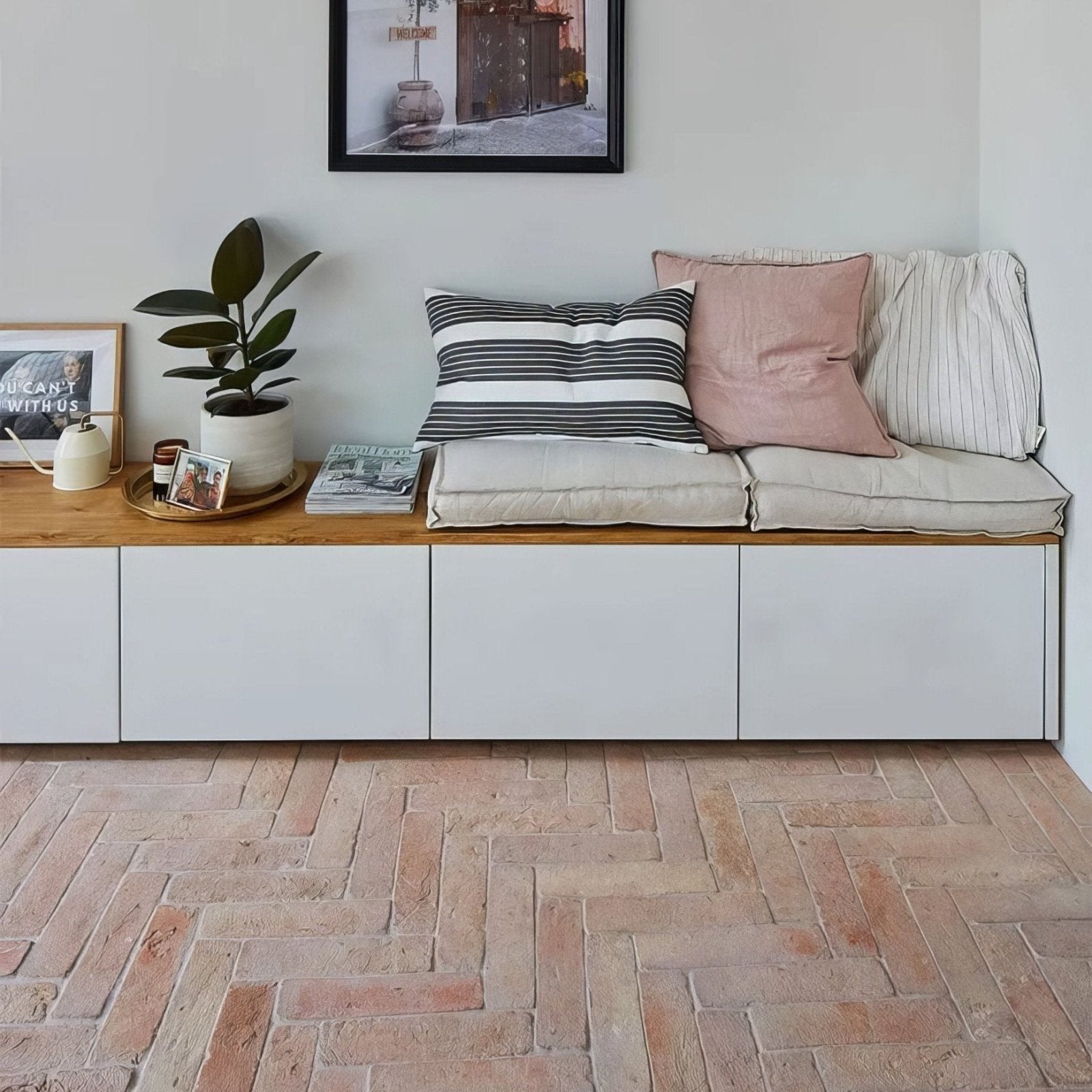 Marlborough Terracotta Parquet – flooring layout view