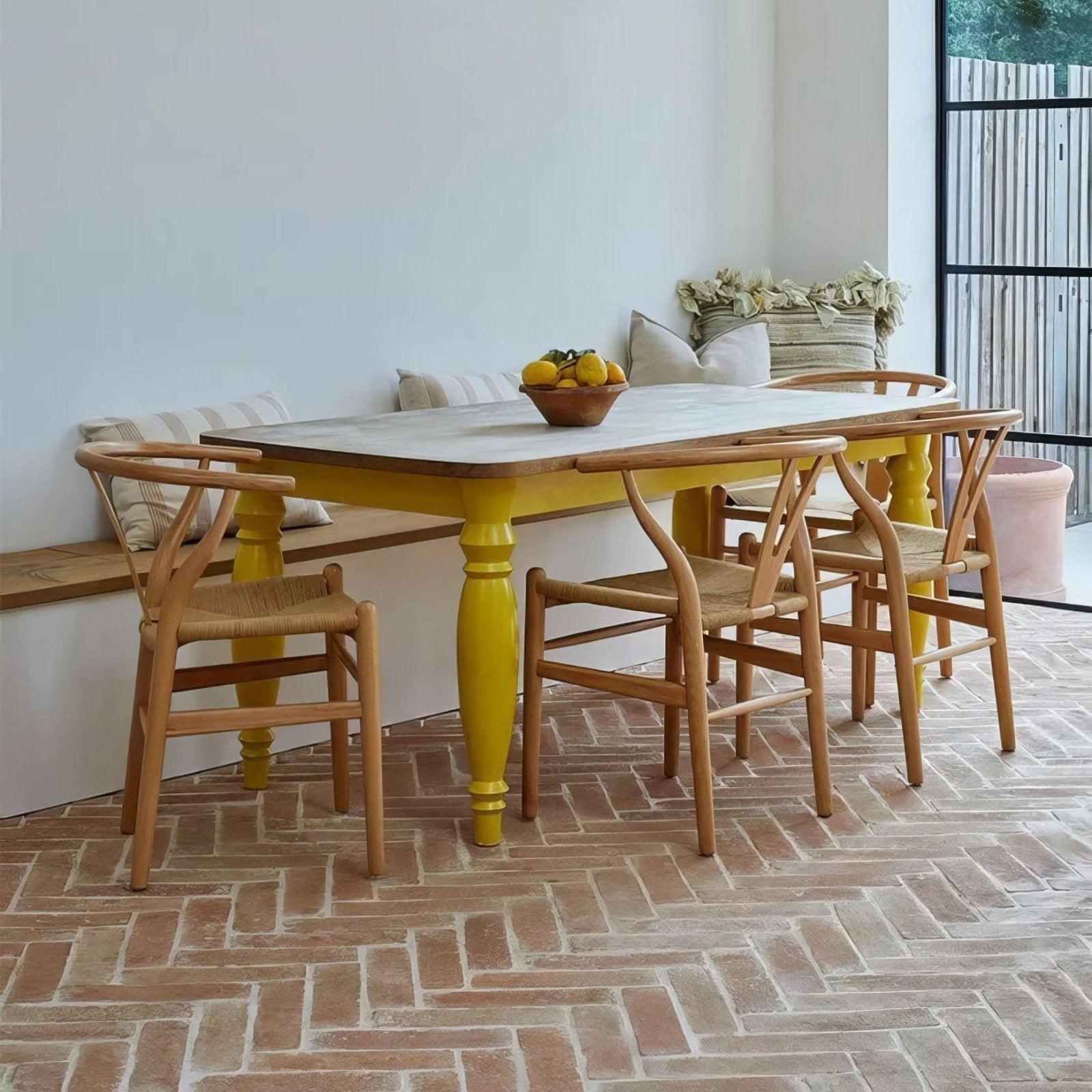 Marlborough Terracotta Parquet – styled interior shot