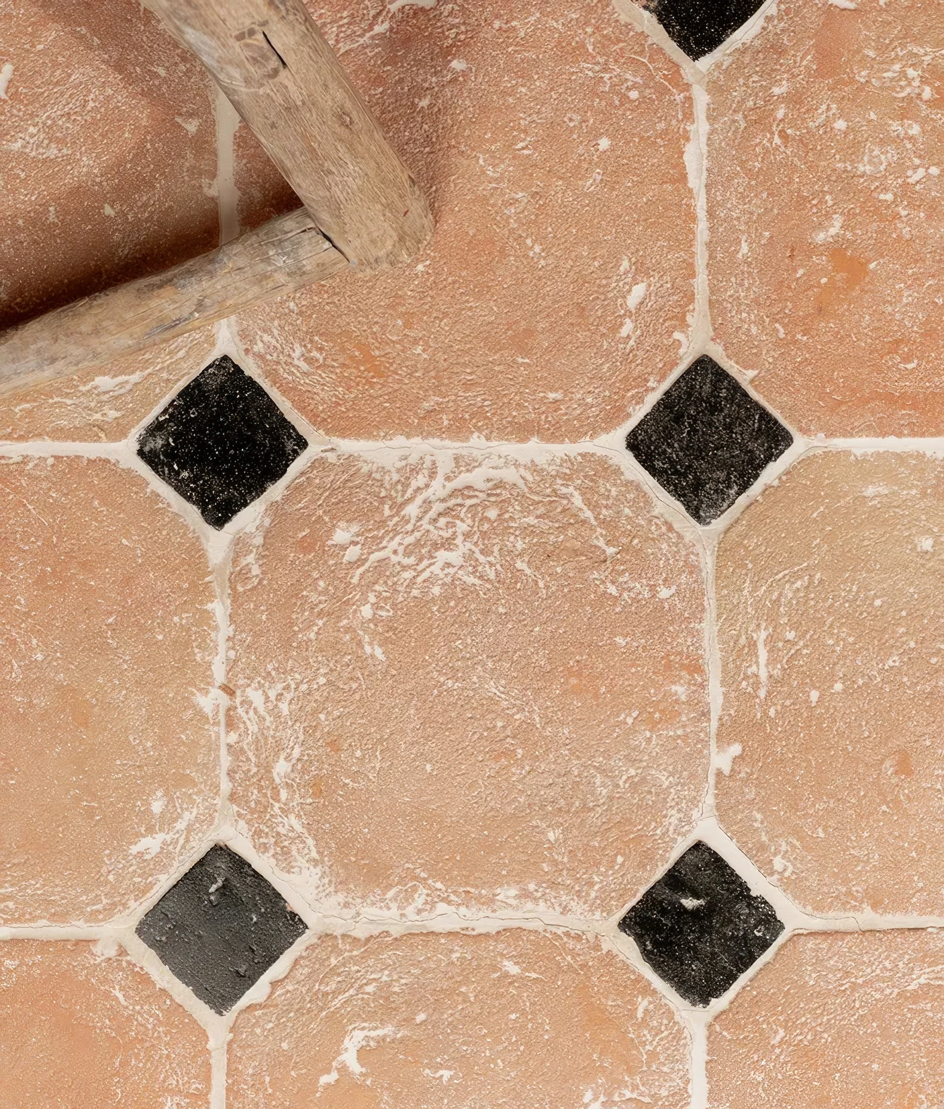 Marlborough Terracotta Octagons &amp; Cabochons - Hyperion Tiles