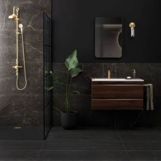 Marmi Nero Polished 60 x 60cm