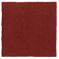 Maroc ceramic bordeaux square matte terracotta ceramic tile with slightly irregular edges