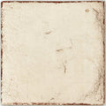 Cream-colored textured ceramic tile with rustic distressed edges Marrakech Cream Terracotta Base Tile 17cm