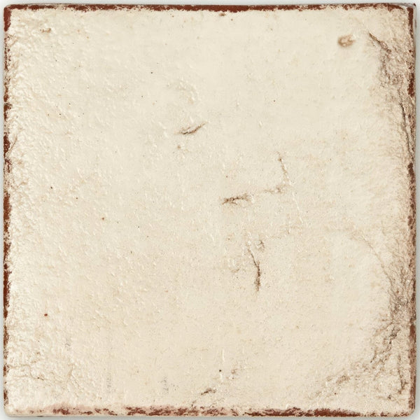Cream Terracotta Base Tile 17cm
