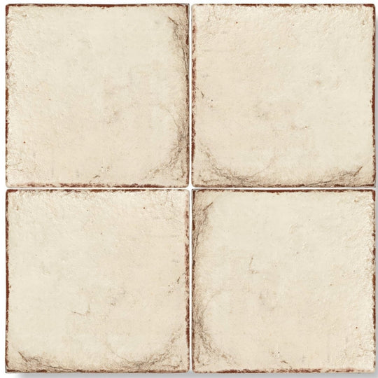 Marrakech Cream Terracotta Base Tile 17cm - alternate view