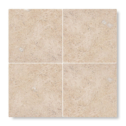 Temple Marsa sandblasted and brushed limestone surface detail, light beige natural stone