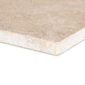 Temple Marsa limestone room setting, light beige natural stone floor