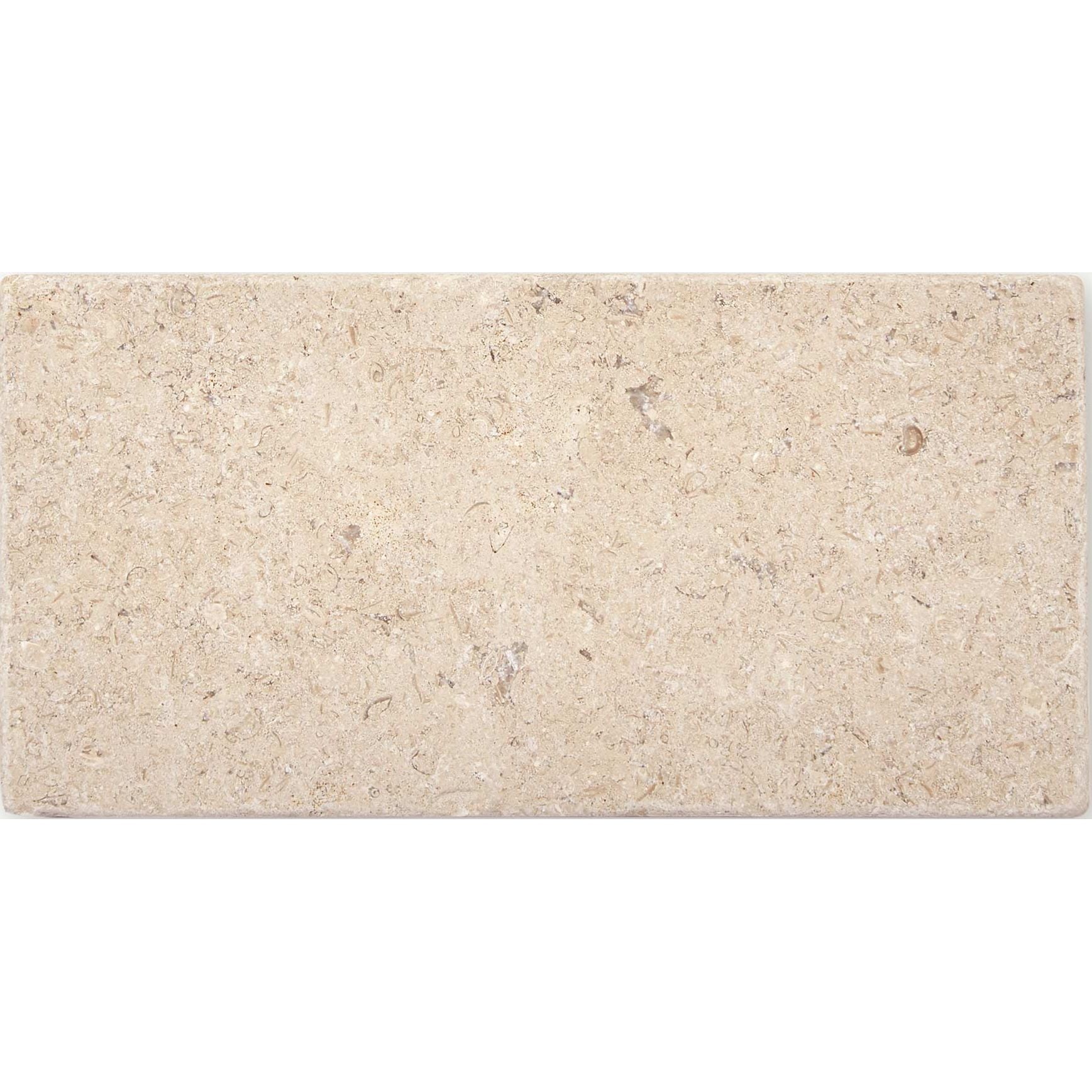 Temple Marsa tumbled limestone 10 x 20cm brick tiles laid in a wall