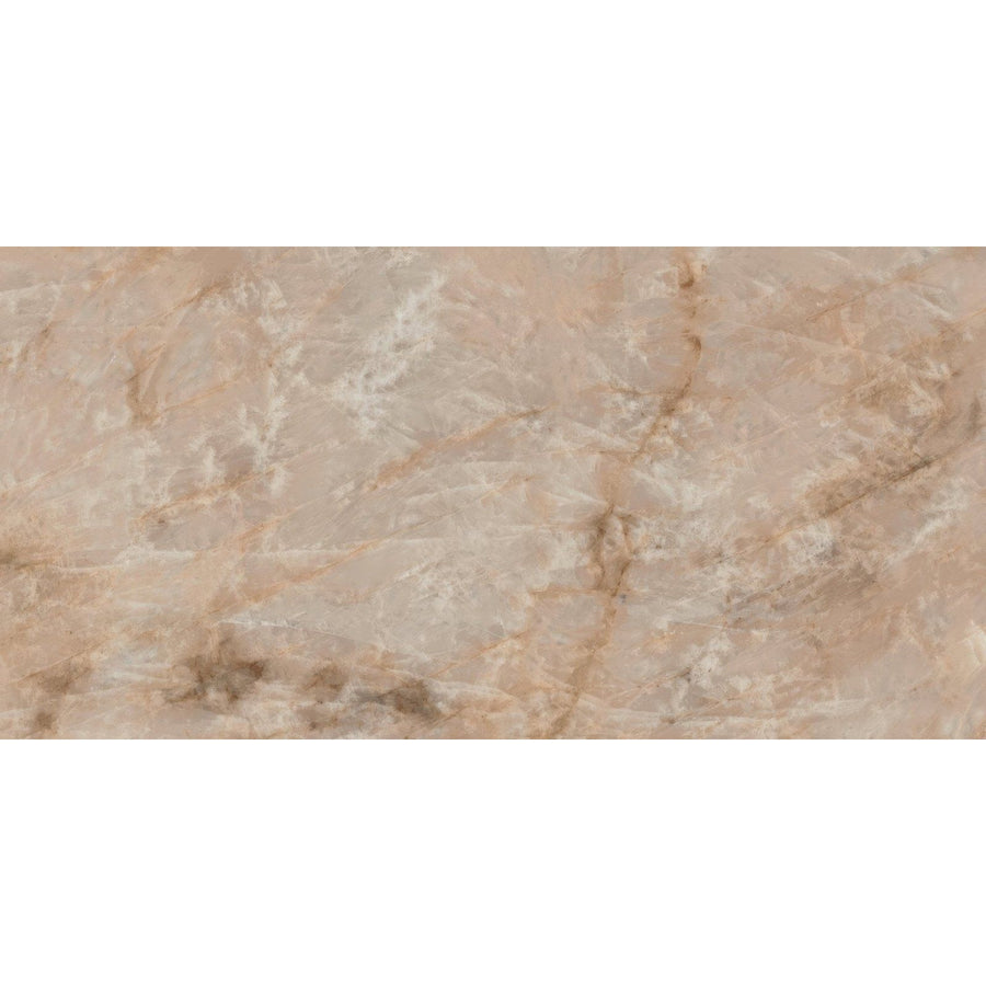 Beige marble marvel diva amethyst polished tile with subtle veining and smooth polished surface