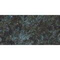 Marvel Diva Baobab Polished dark grey and teal marble-effect tile with swirling veining