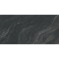 Dark gray marble surface of marvel diva black tempest velvet featuring swirling lighter veining patterns