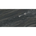 Dark gray marble slab marvel diva black tempest velvet with swirling white and lighter gray veining for elegant surfaces