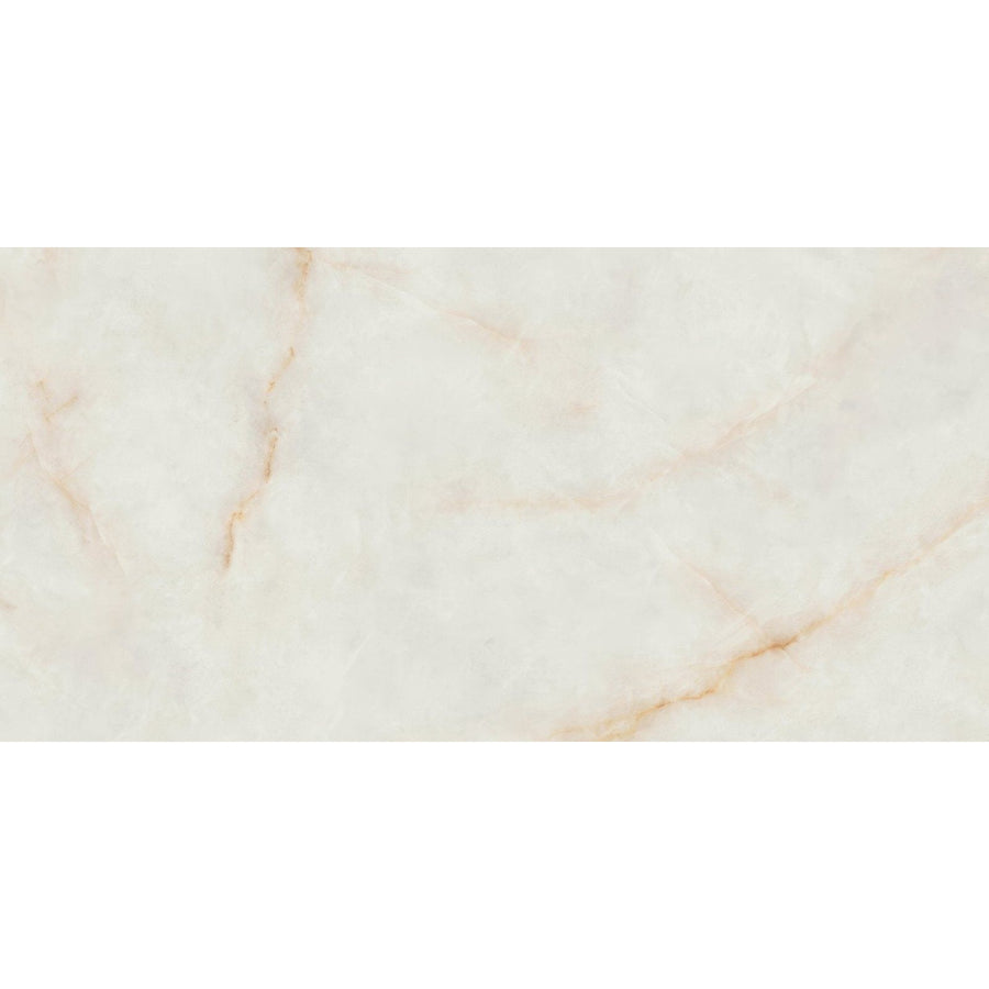 Marvel diva ice crystal 60x120 polished and matt cream-colored marble tile with subtle beige veining