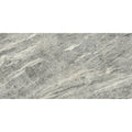 Gray and white veined marble tile marvel diva sky stone velvet with a natural swirling pattern for elegant surfaces