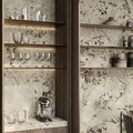 Marvel Epic Alpin marble-effect tile, white with grey veining