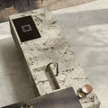 Marvel Epic Alpin marble-effect tile in a kitchen setting