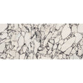 White marble slab marvel epic calacatta viola with intricate black veining for elegant interior surfaces