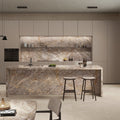 Marvel Epic Natural Roots beige and gold marble-effect tile