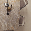 Marvel Epic Natural Roots beige and gold veined marble-effect tile