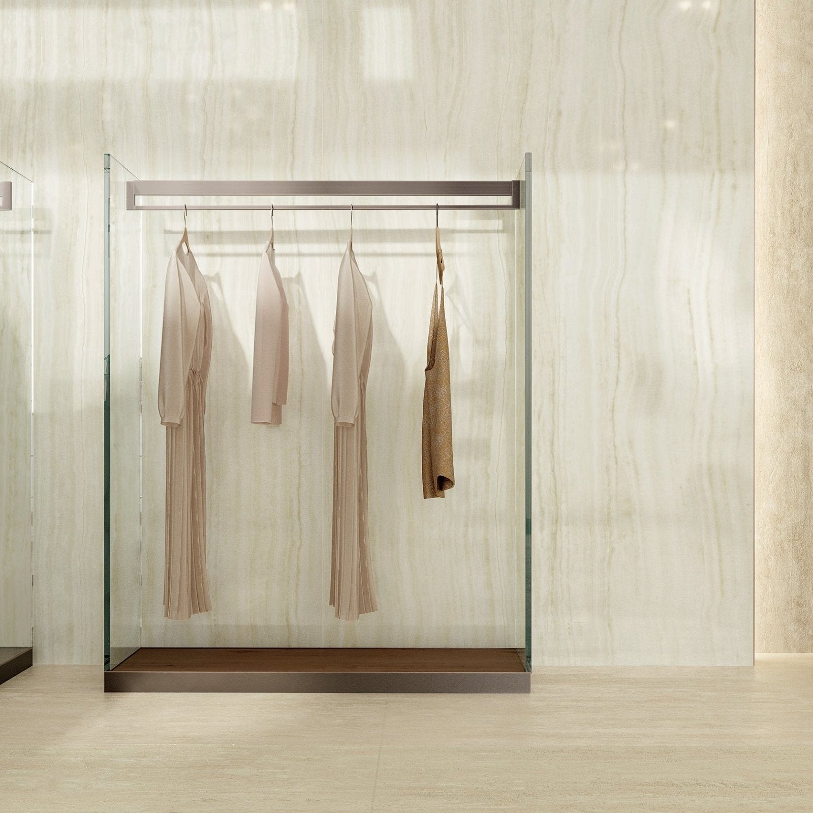 Marvel Epic Onyx Ivory ivory marble-effect tile