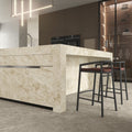 Marvel Epic Taj Mahal White cream marble-effect tile