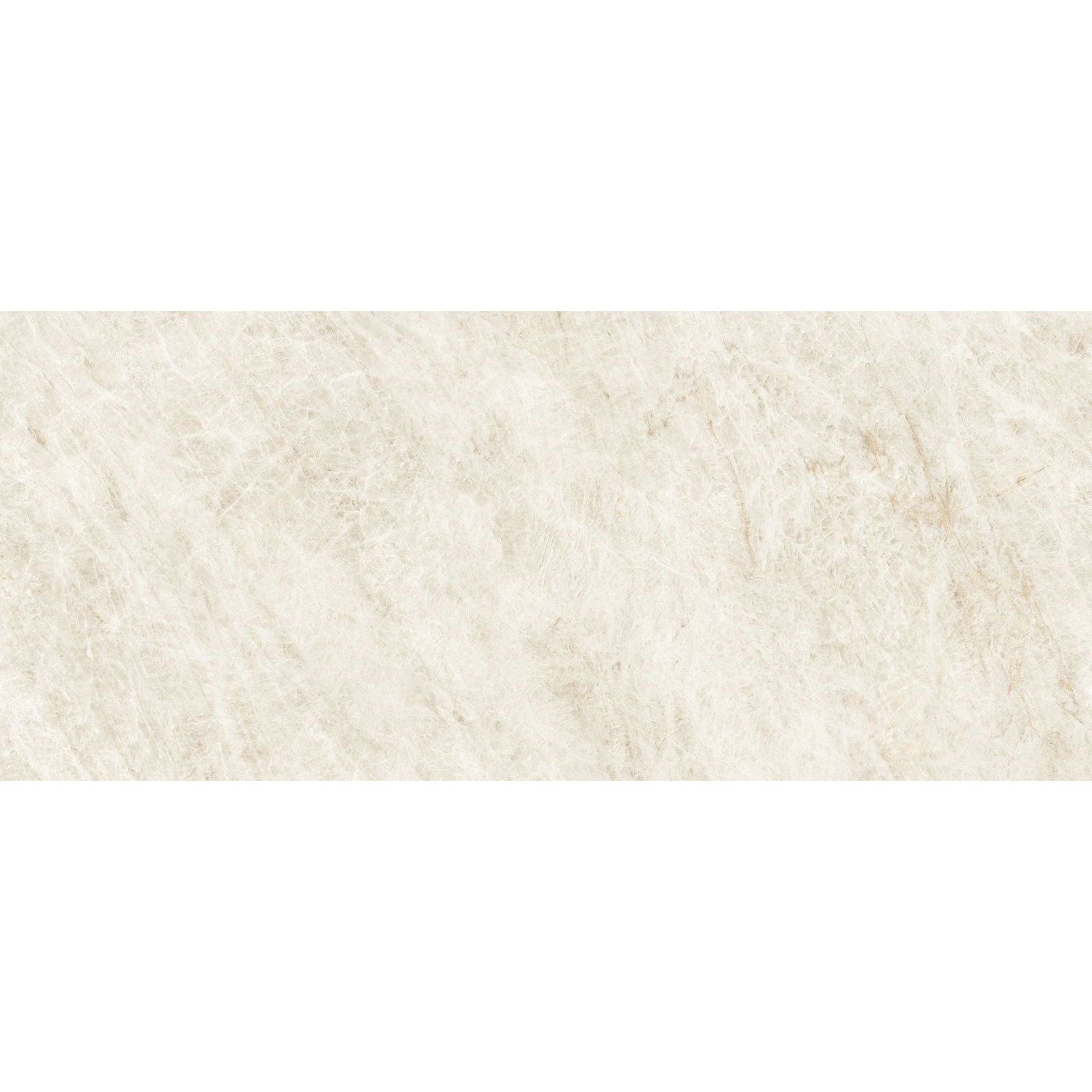 Cream-colored marble tile with subtle veining from Marvel Epic Taj Mahal White collection for elegant flooring and walls