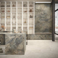 Marvel Epic Zephyr gray and white marble-patterned countertop with sleek modern design for kitchen use