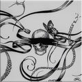 Rory Dobner Masked Skull Tile