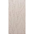 Beige meadow catkin wallpaper 60x30cm with delicate gray slender branches and small leaves pattern
