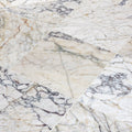 Medici viola marble honed white marble floor tiles with intricate gray and beige veining patterns