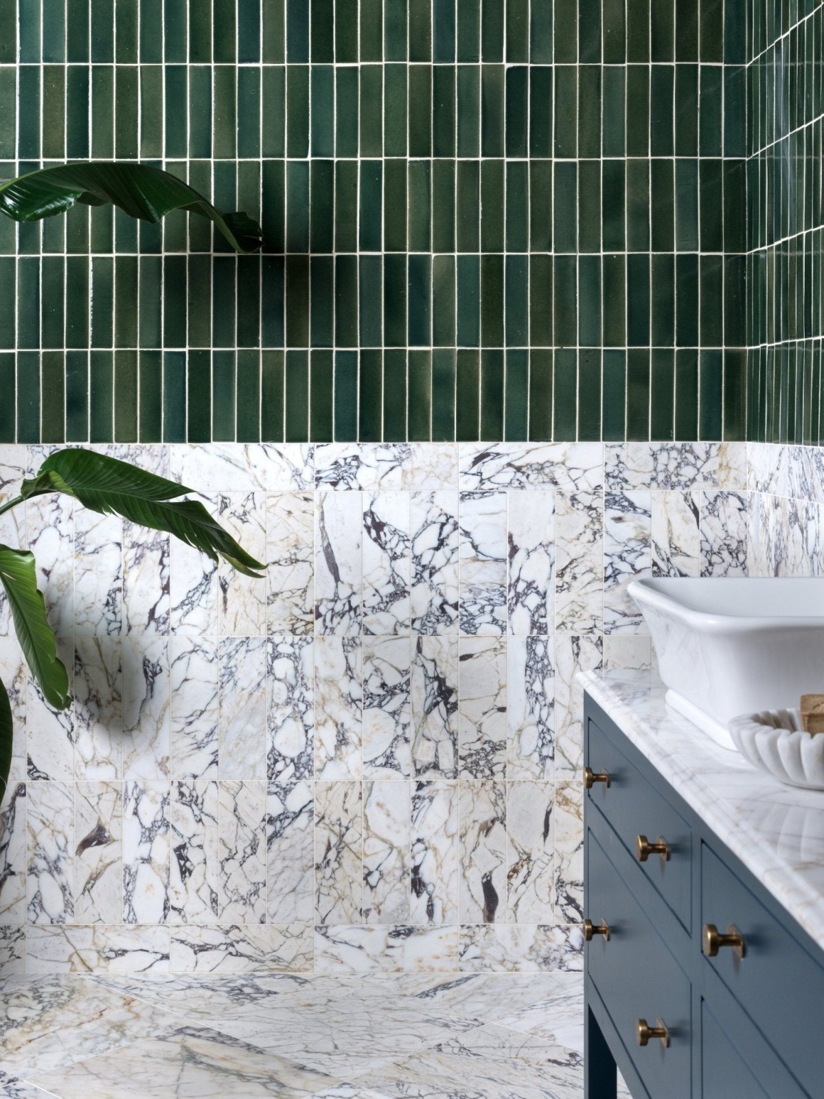 Medici Viola Marble Honed Brick